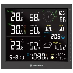 Bresser Raumklimamessgeräte|Wetterstationen Mit 8-In-1-Außensensor>8-in-1 MeteoTemp JW WLAN-Wetterstation