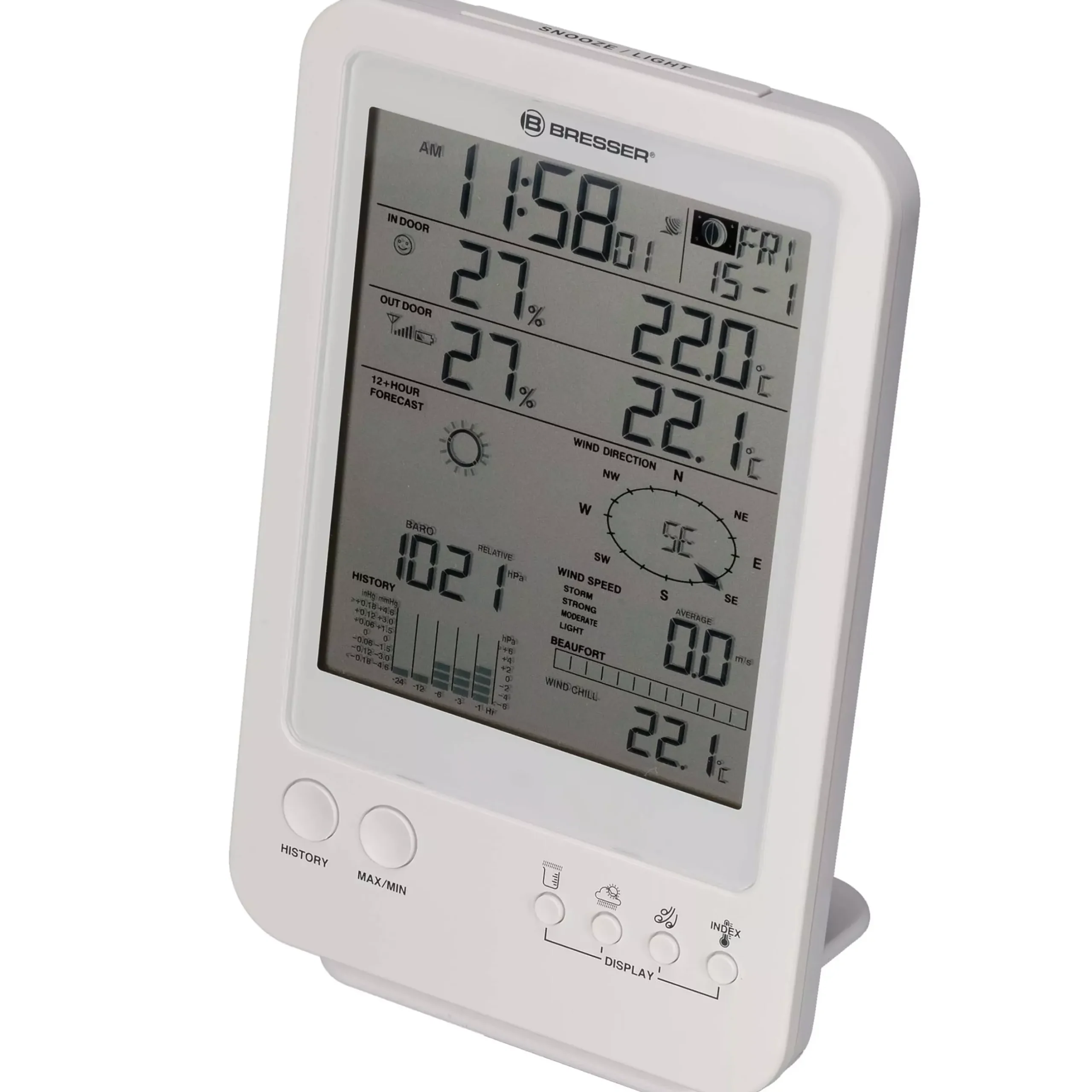 Bresser Wetterstationen Mit 5-In-1-Außensensor>5-in-1-Wetterstation weiß