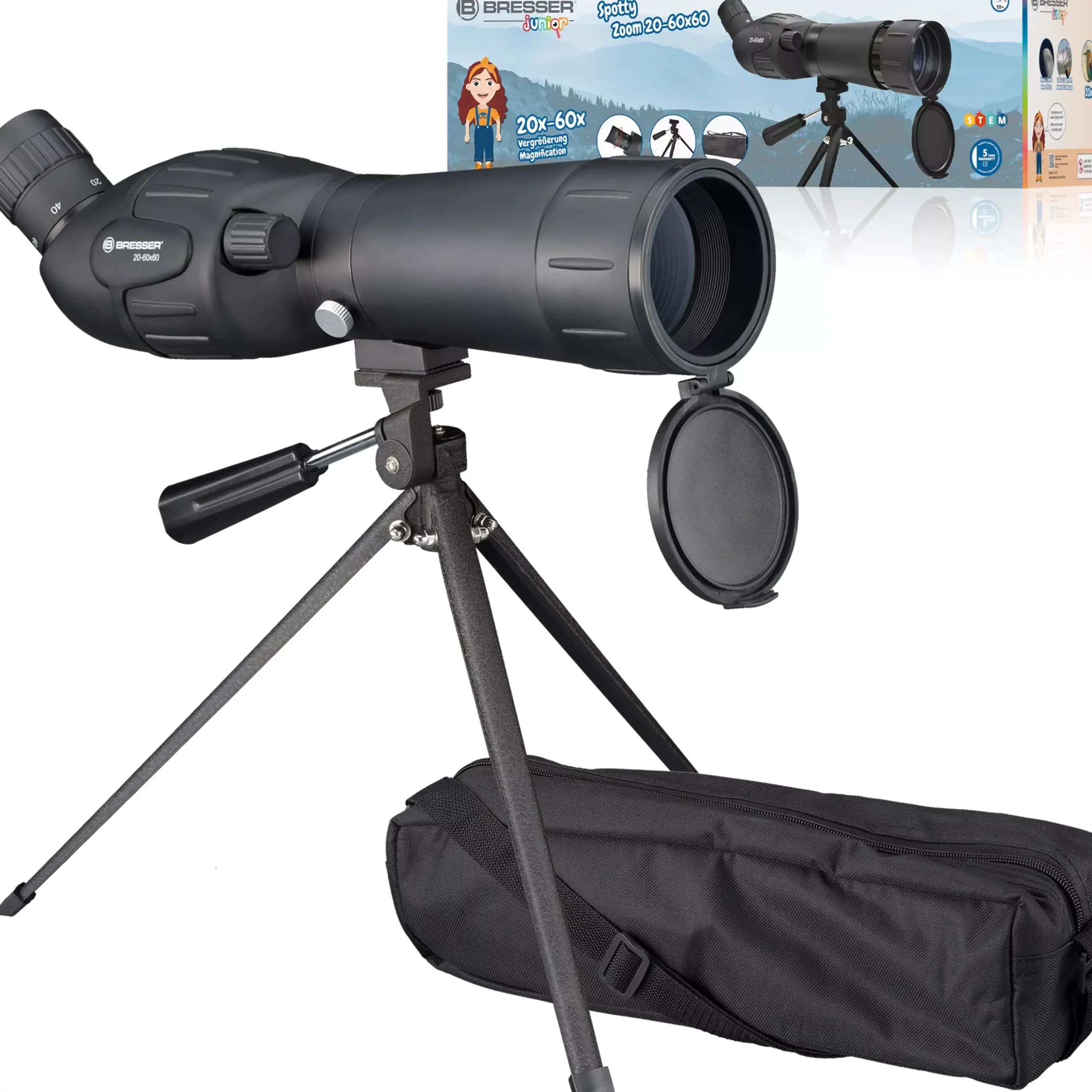 Bresser Lernen & Entdecken>JUNIOR Spotty 20-60x60 Spektiv