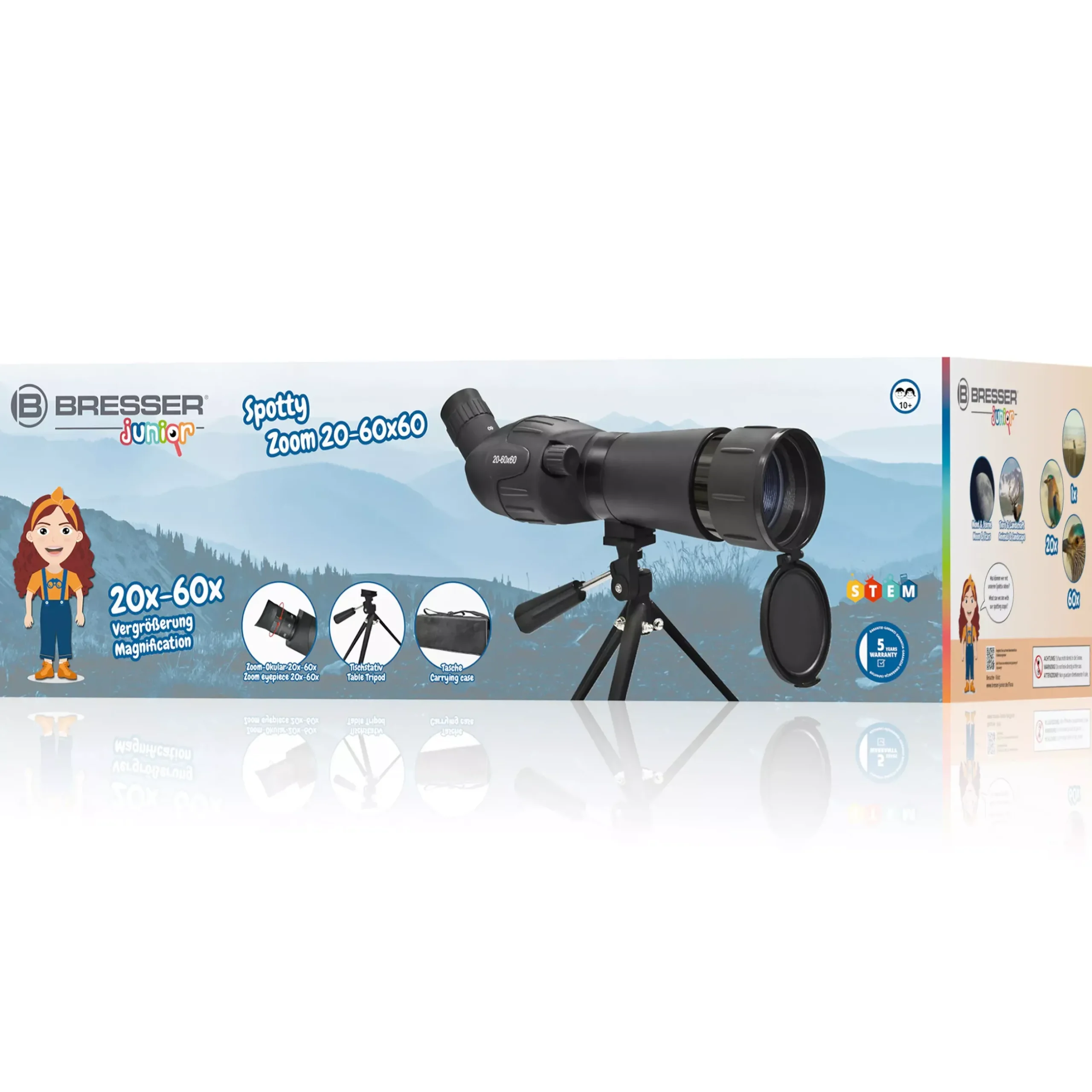 Bresser Lernen & Entdecken>JUNIOR Spotty 20-60x60 Spektiv