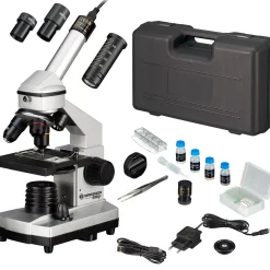 Kinder Bresser Kindermikroskop>JUNIOR 40x-1024x Mikroskop Set mit Hartschalenkoffer