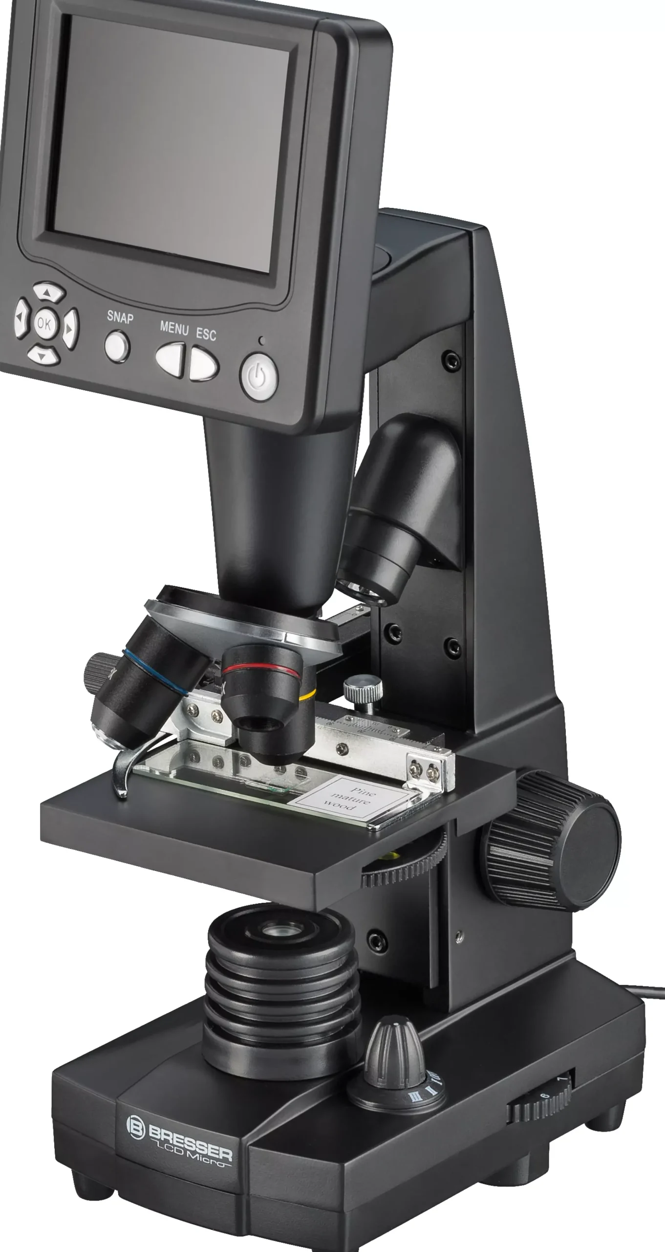 Bresser Durchlichtmikroskope|Auflichtmikroskope>LCD-Schülermikroskop 8.9cm (3.5")