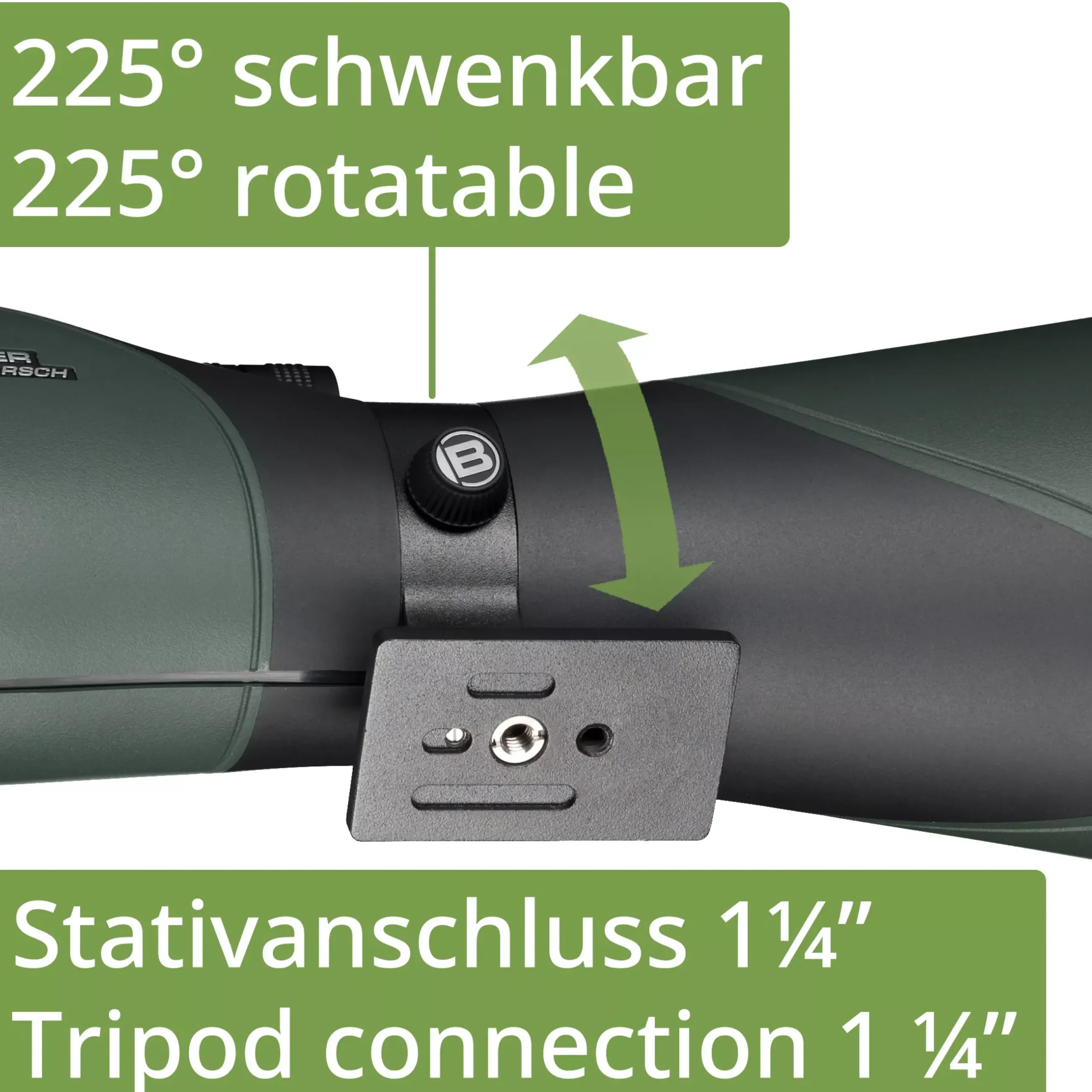 Bresser Vogel- & Naturbeobachtung|Digiscoping>Pirsch 25-75x100 Spektiv Gen. II mit DeLuxe 10:1 Fokus