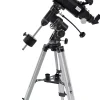 Bresser Teleskope Mit Sonnenfilter|Teleskope Für Deep-Sky>Polaris-II 102/600 EQ3 Linsenteleskop mit Smartphone-Adapter & Sonnenfilter