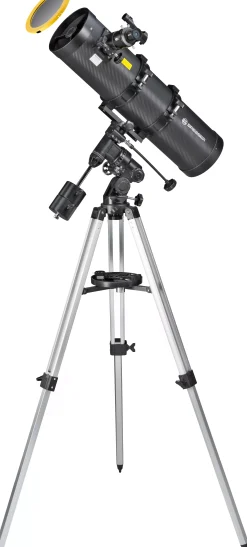 Bresser Teleskope Für Astrofotografie|Teleskope Mit Sonnenfilter>Pollux-I 150/750 EQ3 Spiegelteleskop mit Smartphone-Adapter & Sonnenfilter