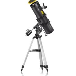 Bresser Teleskope Mit Sonnenfilter|Teleskope Für Deep-Sky>Pollux-II 150/1400 EQ3 Spiegelteleskop mit Smartphone-Adapter & Sonnenfilter