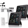 Bresser Raumklimamessgeräte|Wetterstationen Mit 7-In-1-Außensensor>Profi-WLAN-Wetterstation 7-in-1 mit 2 Basisstationen, Lichtintensität- und UV-Messung