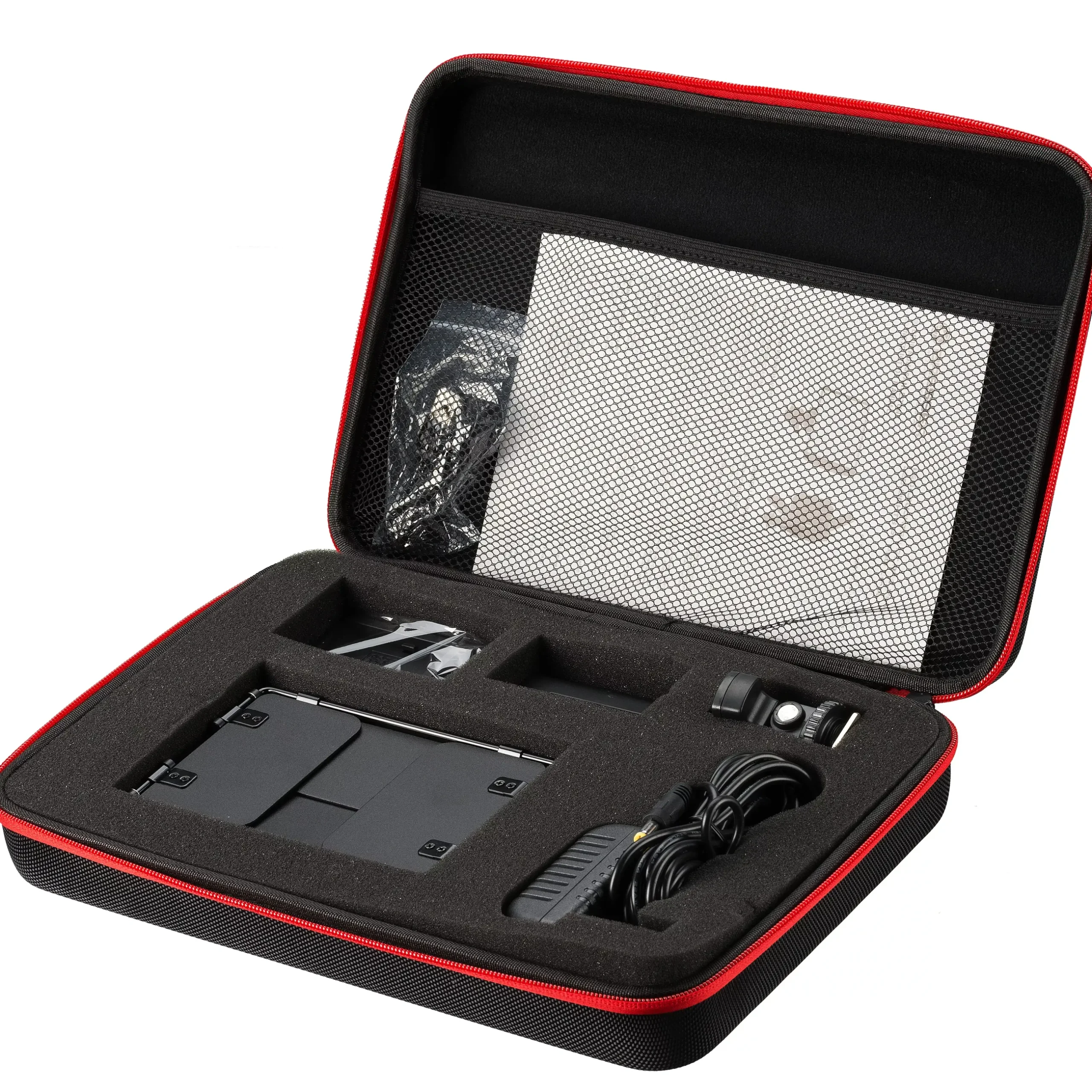 Bresser Lichtstäbe Und Mini-Leds>PT Pro 15B-II Bi-Color LED Videoleuchte mit Lichtklappen, Akku und Tasche