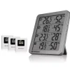 Bresser Wetterstationen Mit Thermo-/Hygro-Außensensor|Raumklimamessgeräte>Quadro NV Thermo-Hygrometer grau