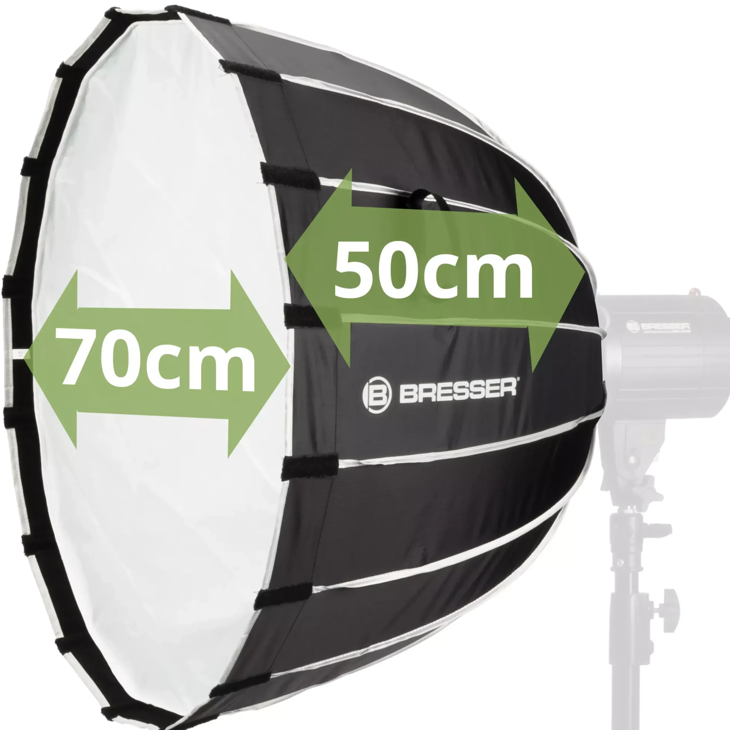 Bresser Softboxen>Quick Parabolic Deep Octa 70cm