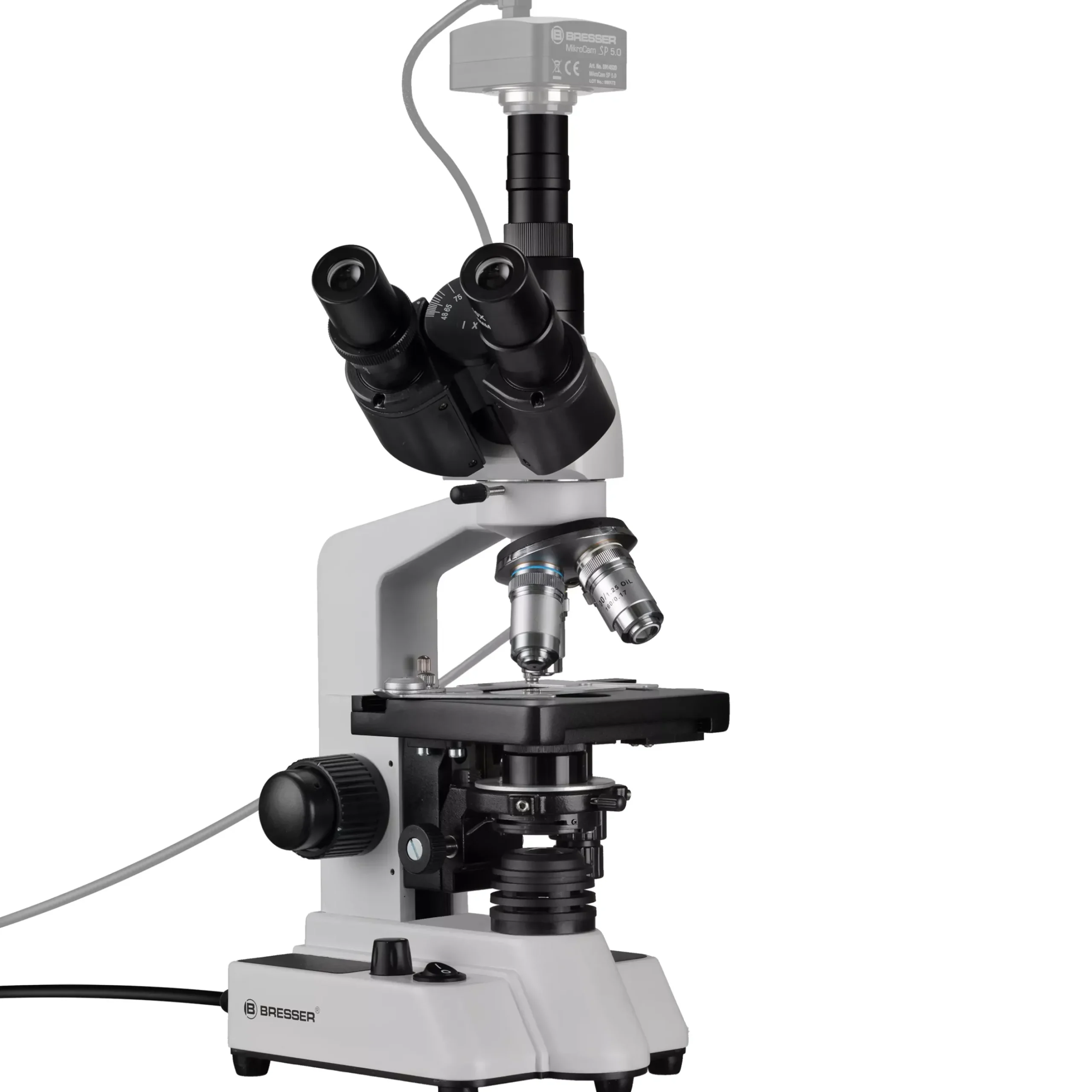 Bresser Durchlichtmikroskope|Schülermikroskope>Researcher Trino 40-1000x Mikroskop