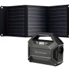 Bresser Mobile Stromversorgung|Stromversorgung>Set Mobile Power-Station 100 W + Solar-Panel 40 W