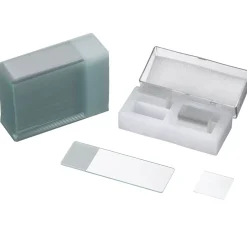 Bresser Objektträger & Deckgläser>Set Objektträger / Deckgläser 50/100 gebrauchsfertig, mit Boro 3.3 Deckgläsern