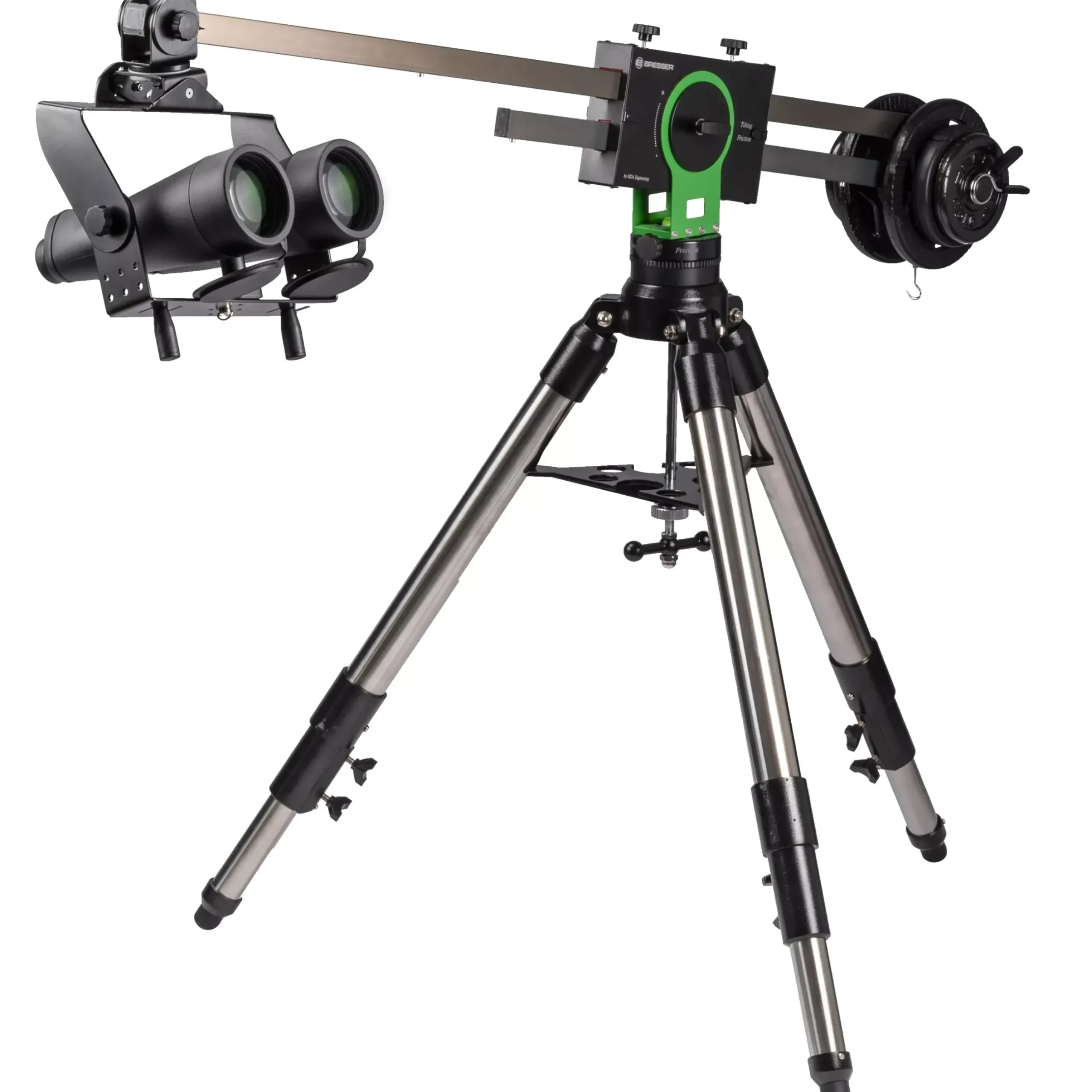 Bresser Montierungen>Slider Fernglas-Montierung mit Stativ