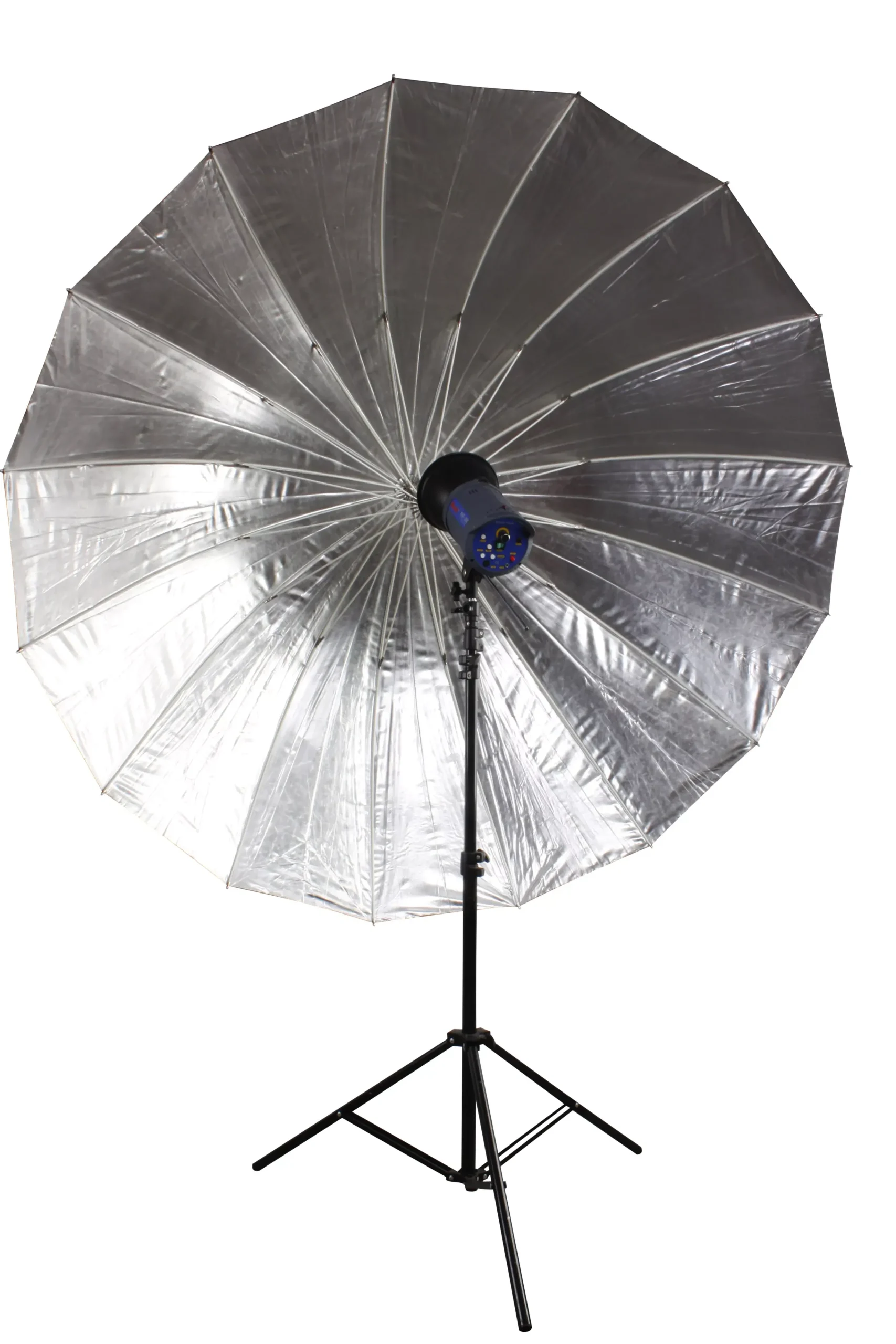 Bresser Schirme>SM-09 Jumbo Reflexschirm silber/schwarz 180 cm
