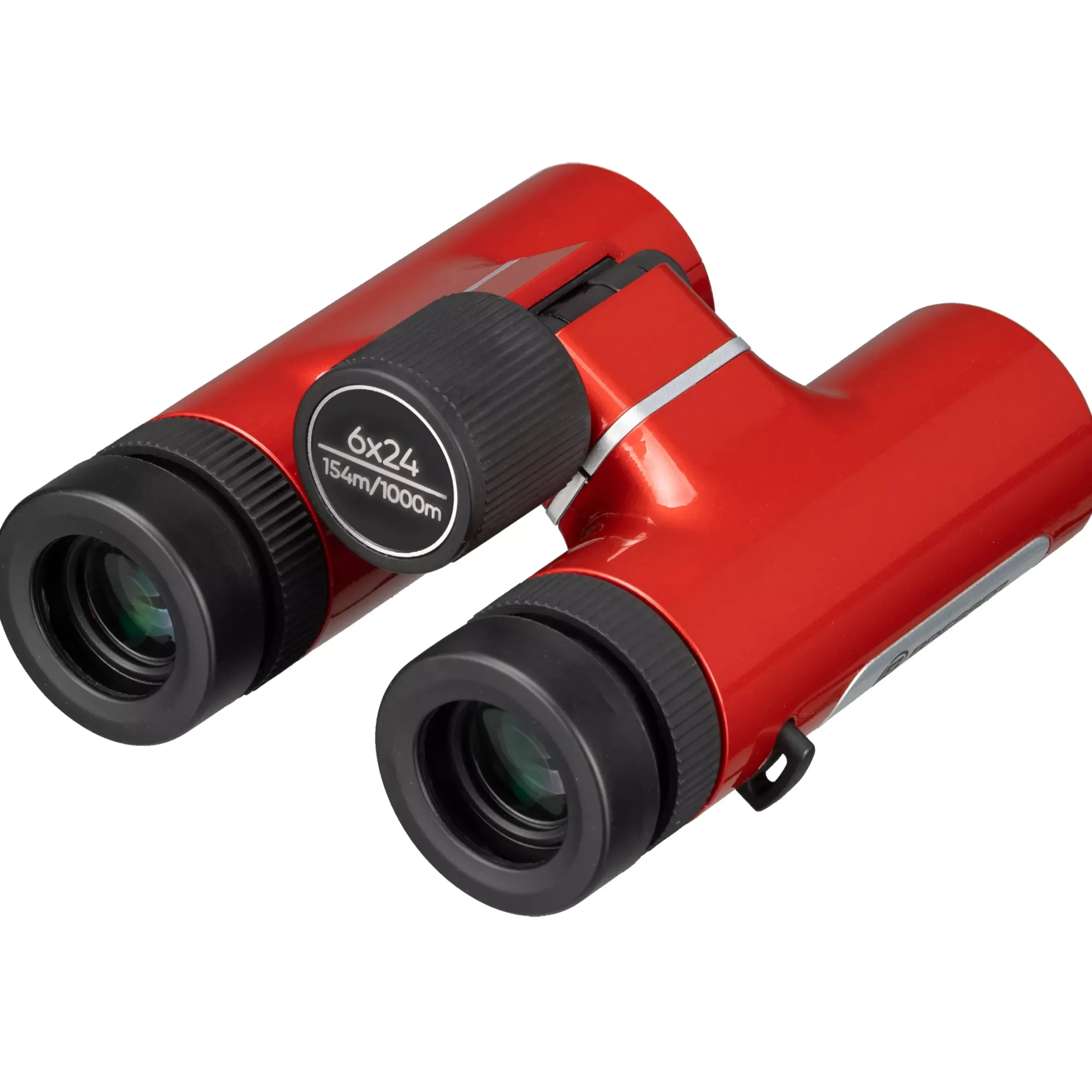 Bresser Taschenfernglas/ Kompaktfernglas|Fernglas Zur Vogelbeobachtung>Spirit Kompakt-Fernglas 6x24 rot