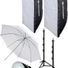 Bresser Softboxen>Studioblitz Aktionspaket Nr. 4