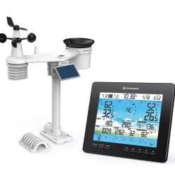 Bresser Wetterstationen Mit 7-In-1-Außensensor>6-Tage 4CAST PRO WLAN-Wetterstation 7-in-1 solar