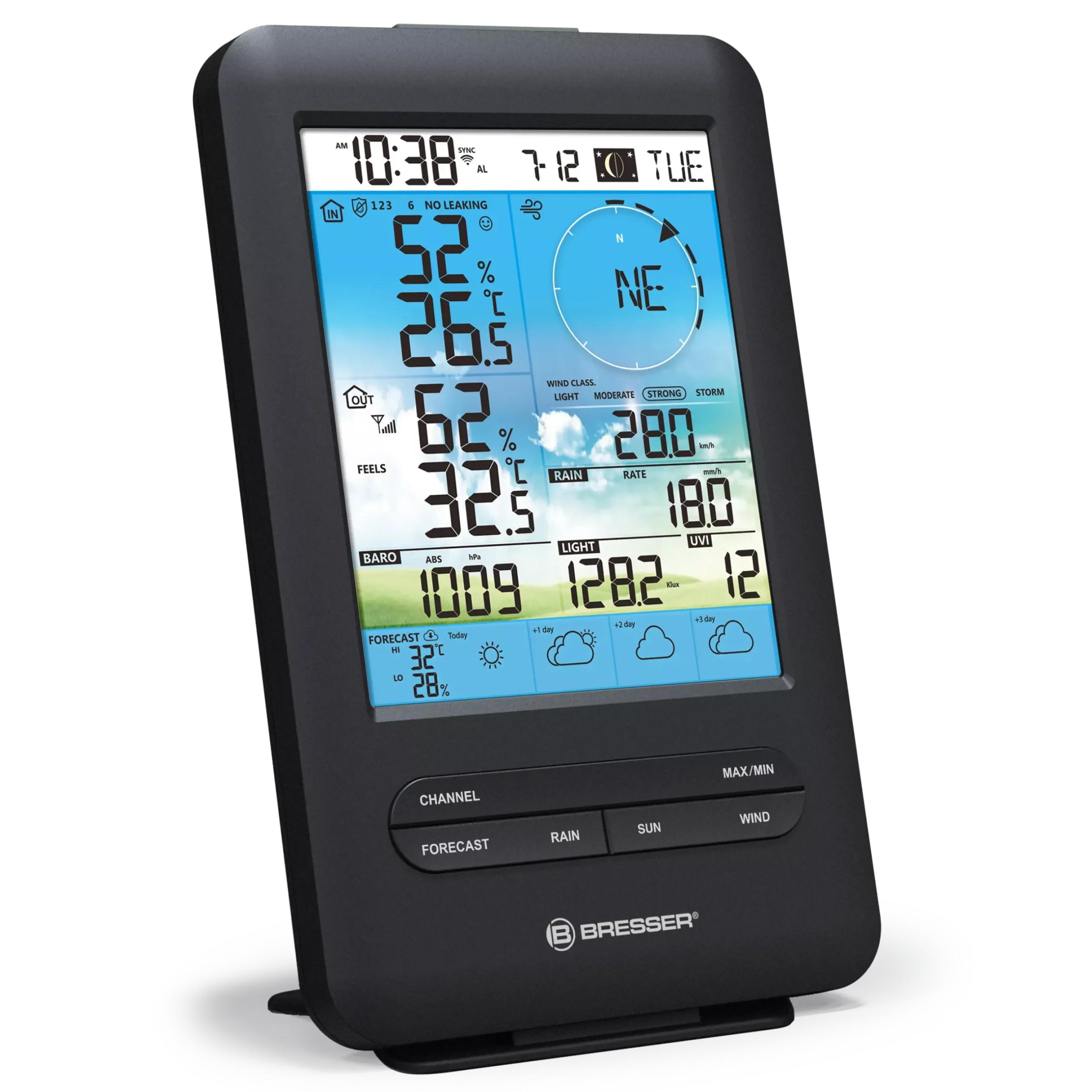 Bresser Wetterstationen Mit 7-In-1-Außensensor>4-Tage 4CAST WLAN-Wetterstation mit 7-in-1-Außensensor