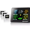 Bresser Wetterstationen Mit Thermo-/Hygro-Außensensor|Innen-Thermometer>Thermo Hygro Quadro NLX - Thermo-Hygrometer mit 3 Außensensoren