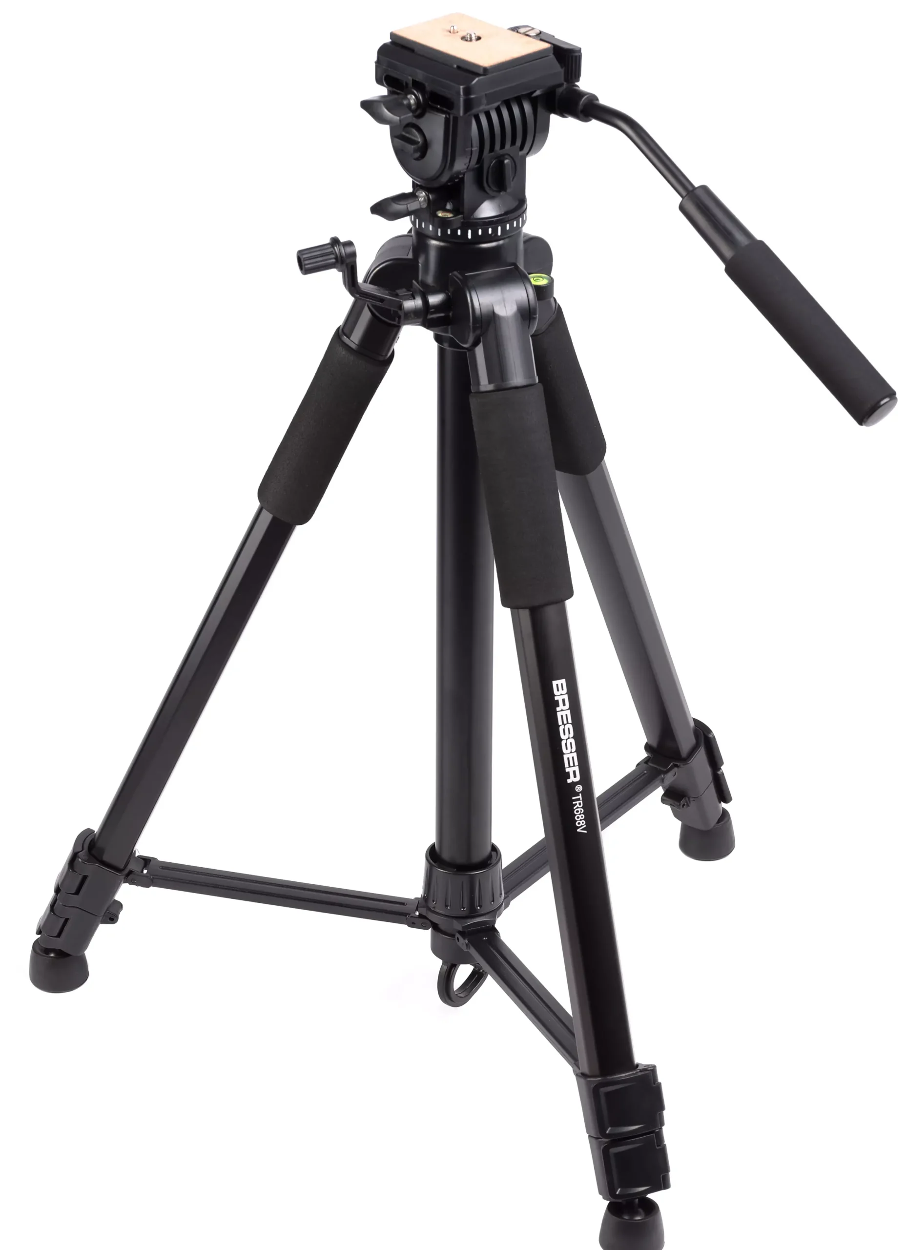 Bresser Kamerastative|Spektivzubehör>TR-688V Videostativ mit 2-Wege-Neiger - 170cm hoch