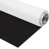 Bresser Vinylhintergründe>Vinyl Hintergrundrolle 1,35 x 6m Schwarz/Weiß