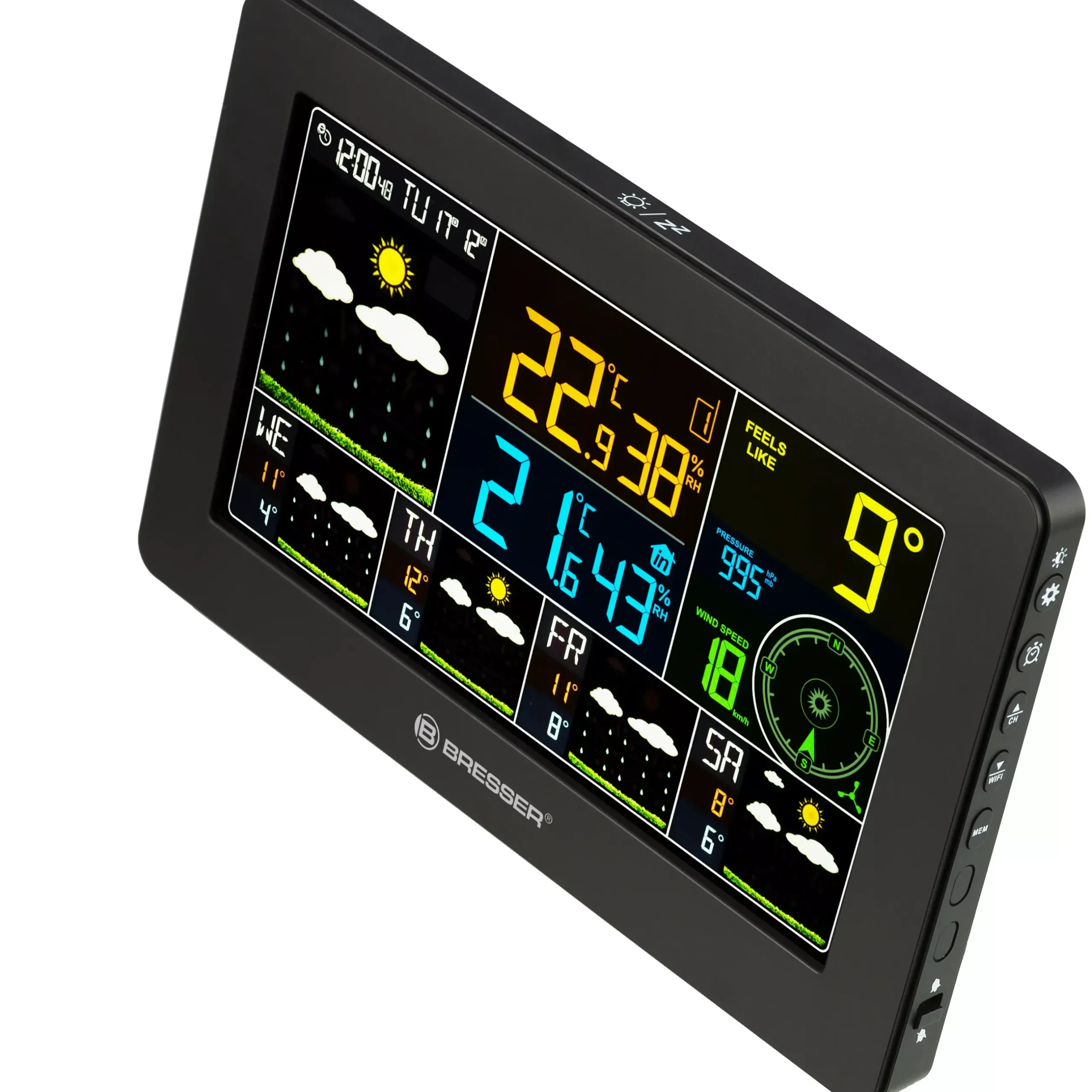 Bresser Wetterstationen Mit Thermo-/Hygro-Außensensor>WLAN 4CAST Vorhersage Funkwetterstation