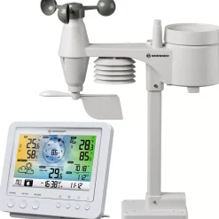 Bresser Wetterstationen Mit 5-In-1-Außensensor>WLAN-Farbwetterstation mit 5-in-1-Profi-Sensor weiß