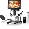 Bresser Auflichtmikroskope|Digitale Mikroskope>WLAN 1.080P Digital-Mikroskop 2L mit LCD-Bildschirm