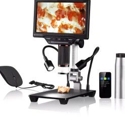 Bresser Auflichtmikroskope|Digitale Mikroskope>WLAN 1.080P Digital-Mikroskop 2L mit LCD-Bildschirm