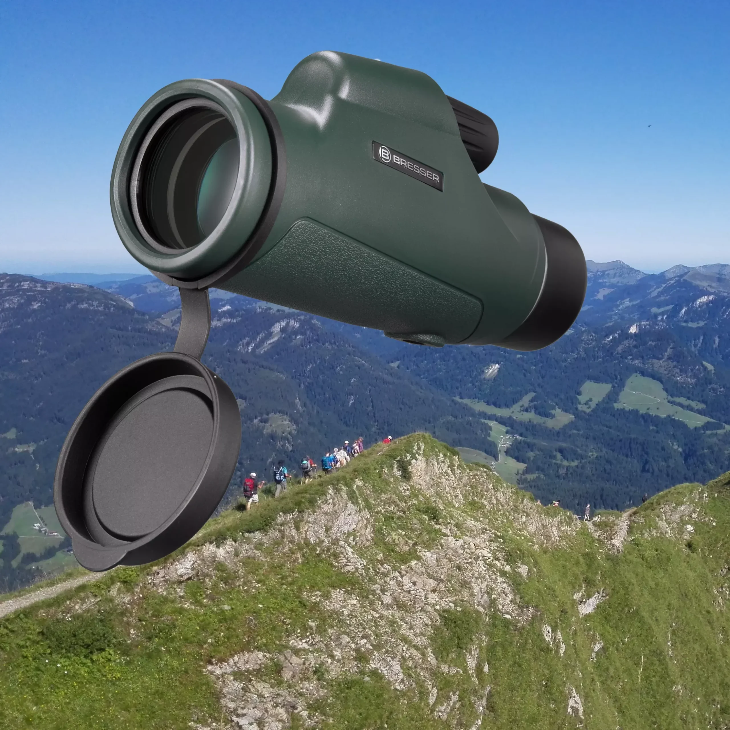 Bresser Monokulare>10x42 Dachkant-Monokular – wasserdicht