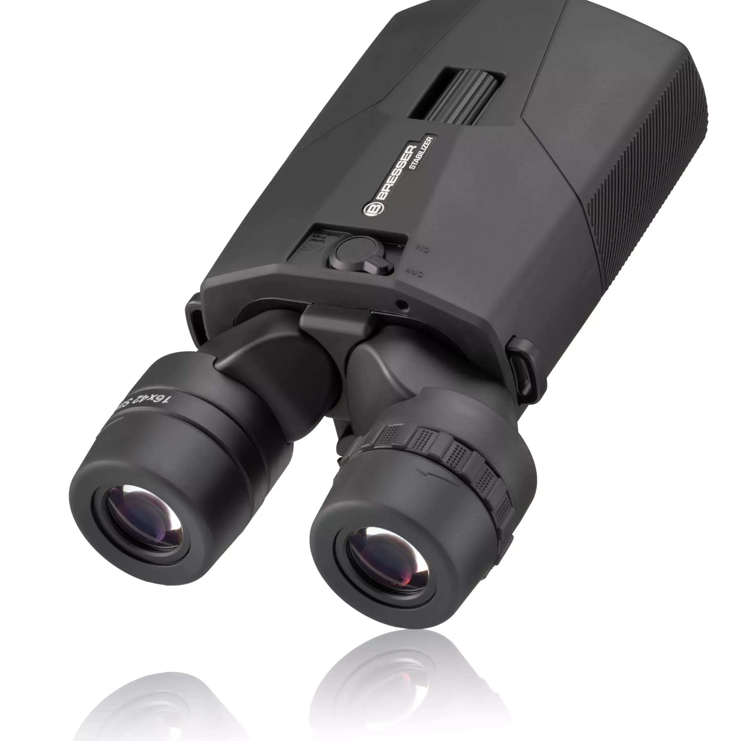 Bresser Astronomie-Fernglas|Fernglas Zur Vogelbeobachtung>16x42 STABILIZER OIS Fernglas mit Bildstabilisator