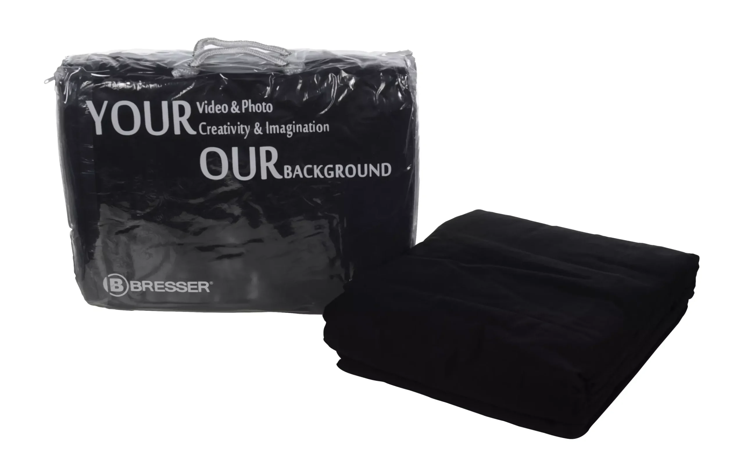 Bresser Stoffhintergründe>Y-9 Hintergrundstoff 3 x 4m Schwarz