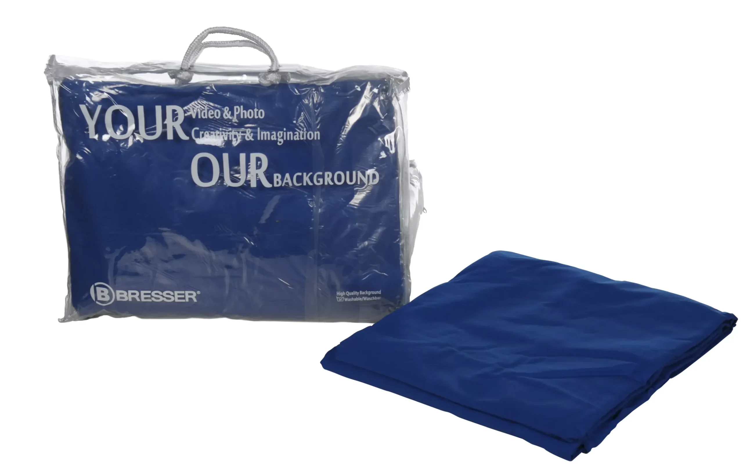 Bresser Stoffhintergründe>Y-9 Hintergrundtstoff 3 x 4m Chromakey Blau
