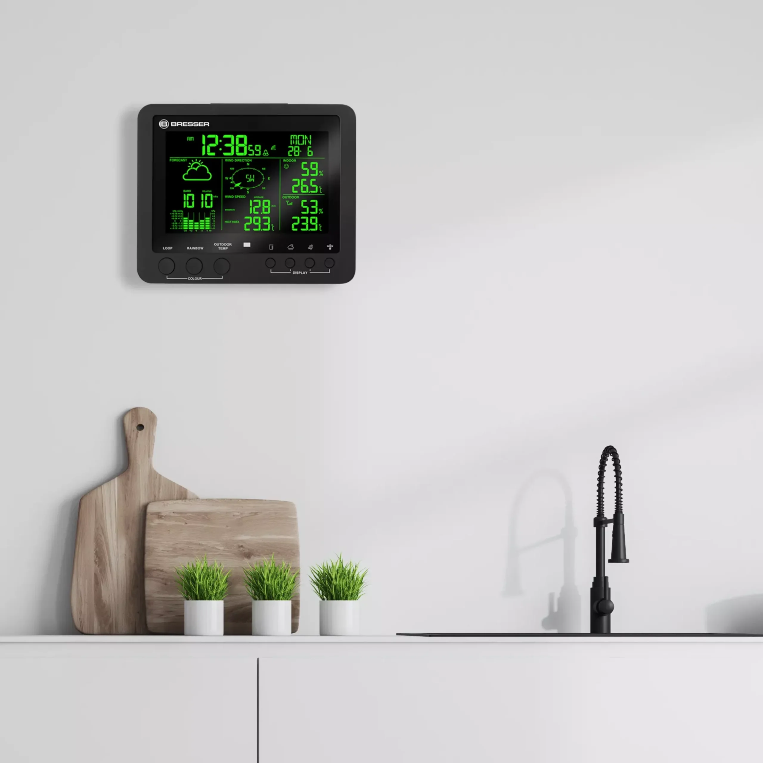 Bresser Zusätzliche Basisstationen>zusätzliche / Ersatz-Basisstation für 7002520 Farb-Wetterstation