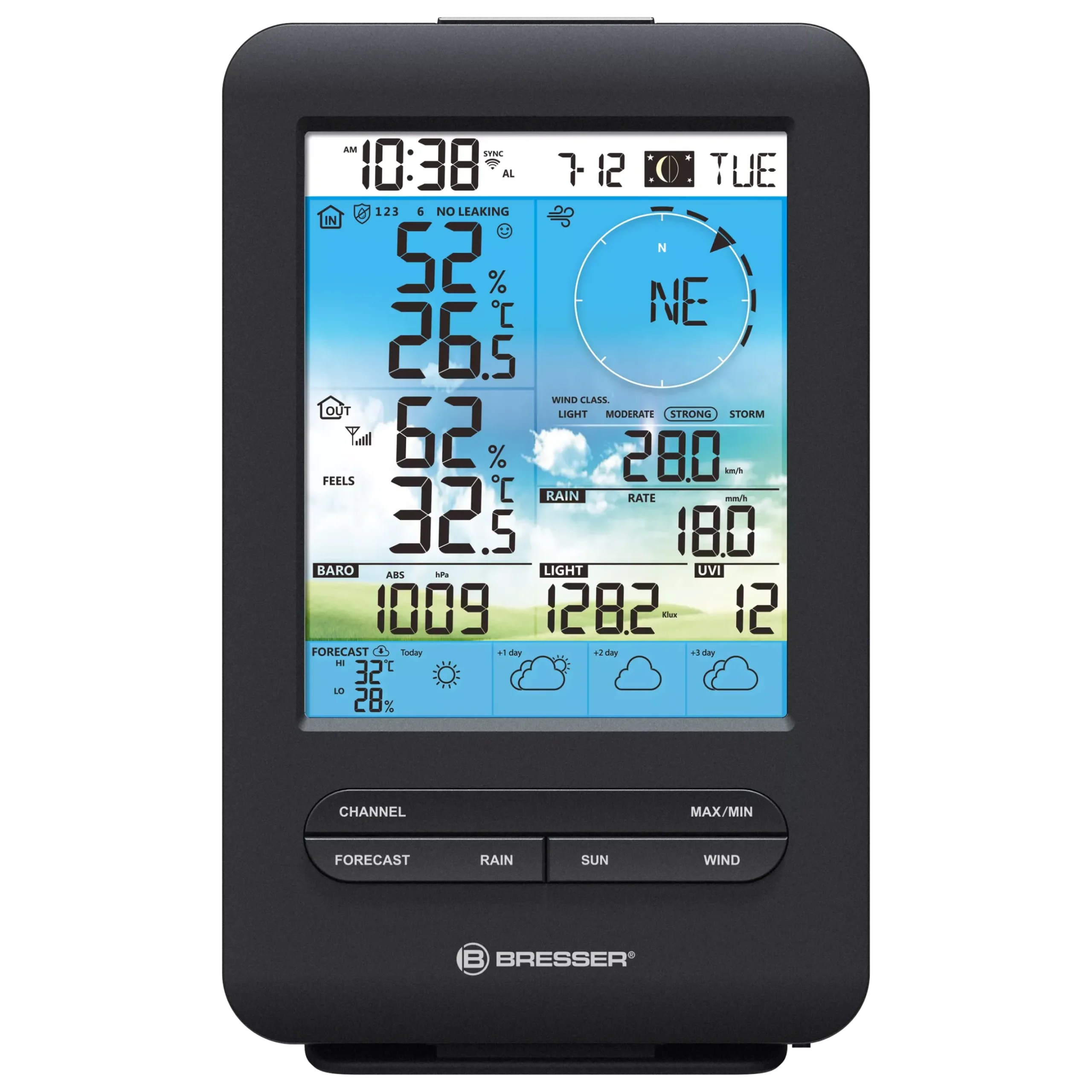 Bresser Zusätzliche Basisstationen>zusätzliche / Ersatz-Basisstation für 7003200 4-Tage 4CAST WLAN-Wetterstation