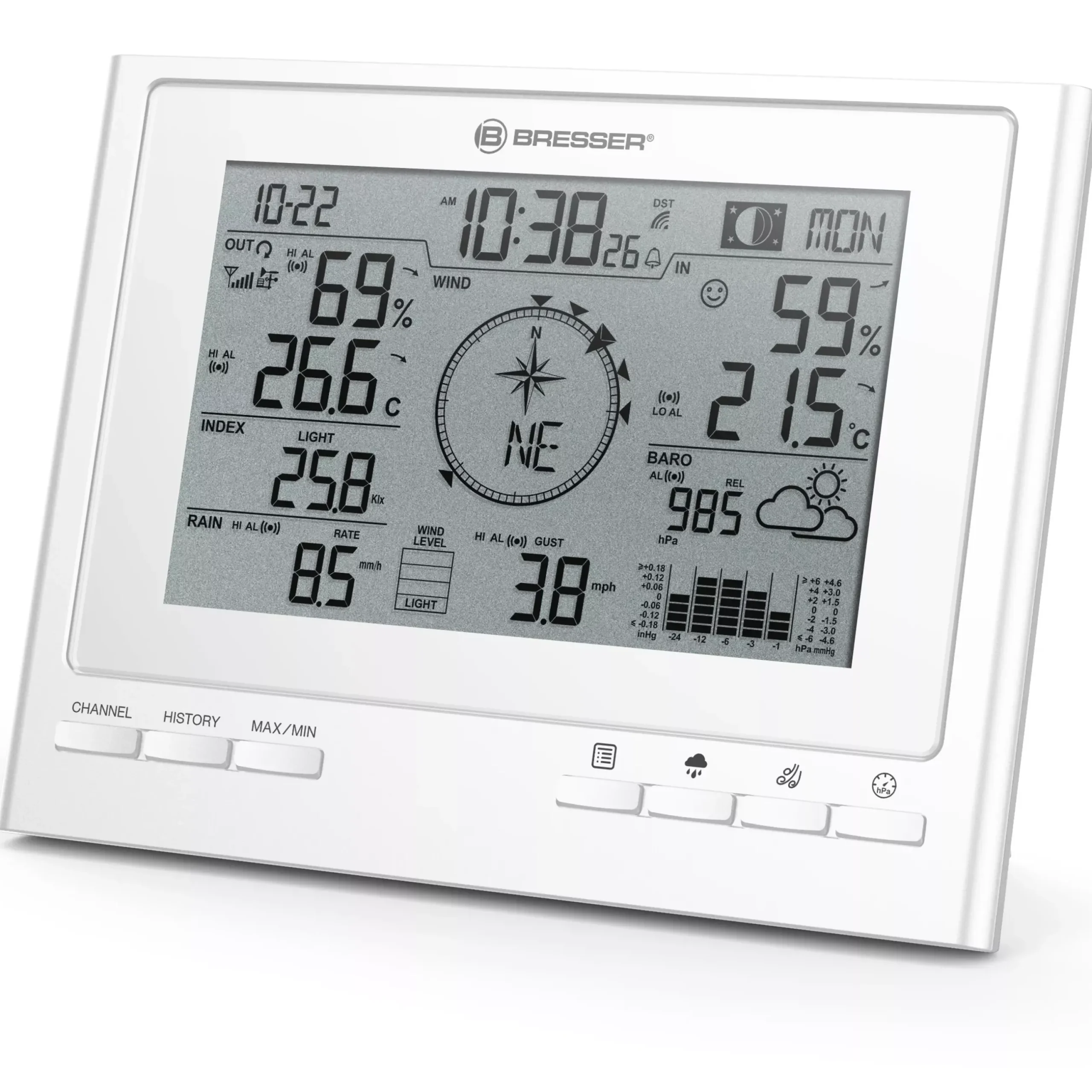 Bresser Zusätzliche Basisstationen>zusätzliche / Ersatz-Basisstation für 7003100 ClimateScout Wetterstation