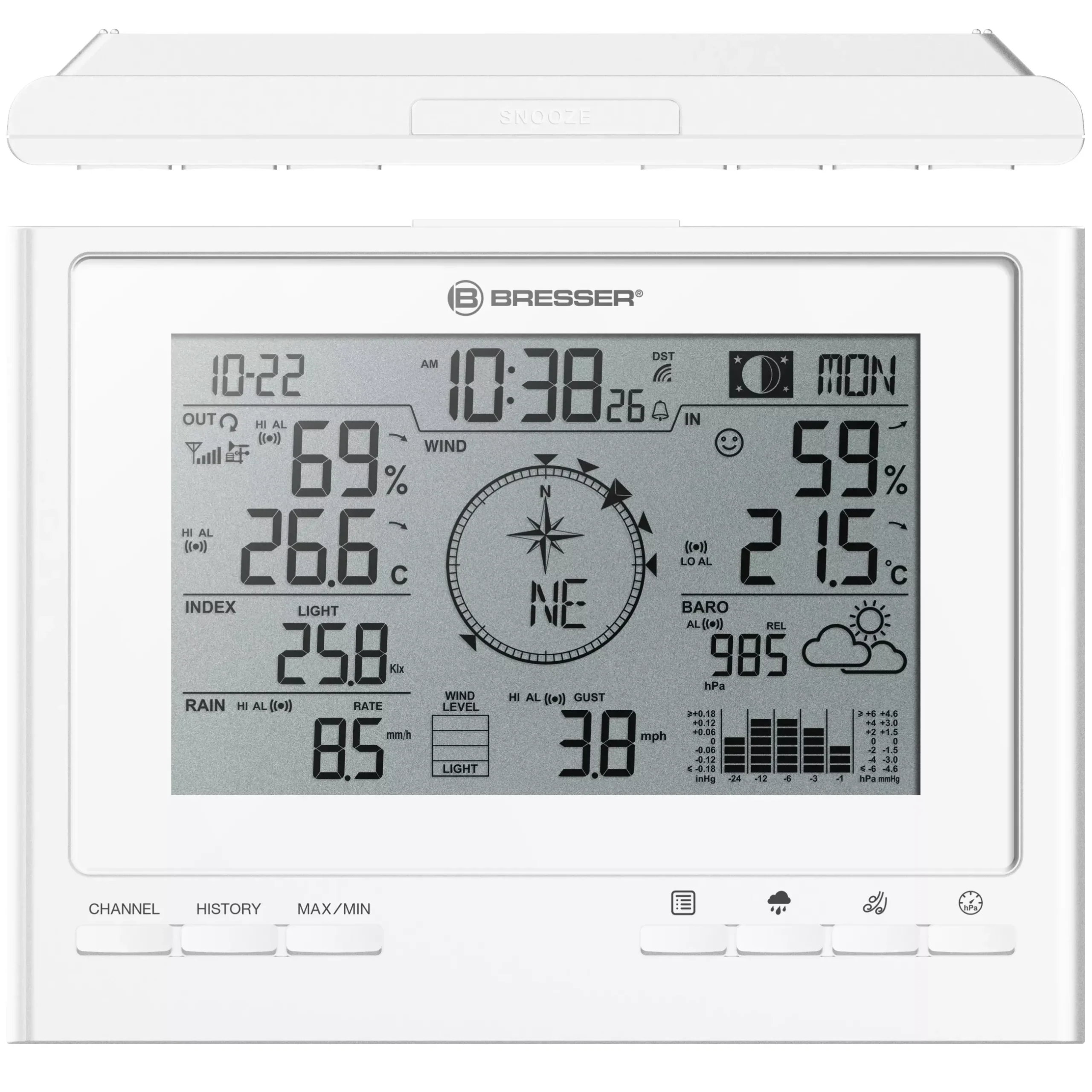 Bresser Zusätzliche Basisstationen>zusätzliche / Ersatz-Basisstation für 7003100 ClimateScout Wetterstation