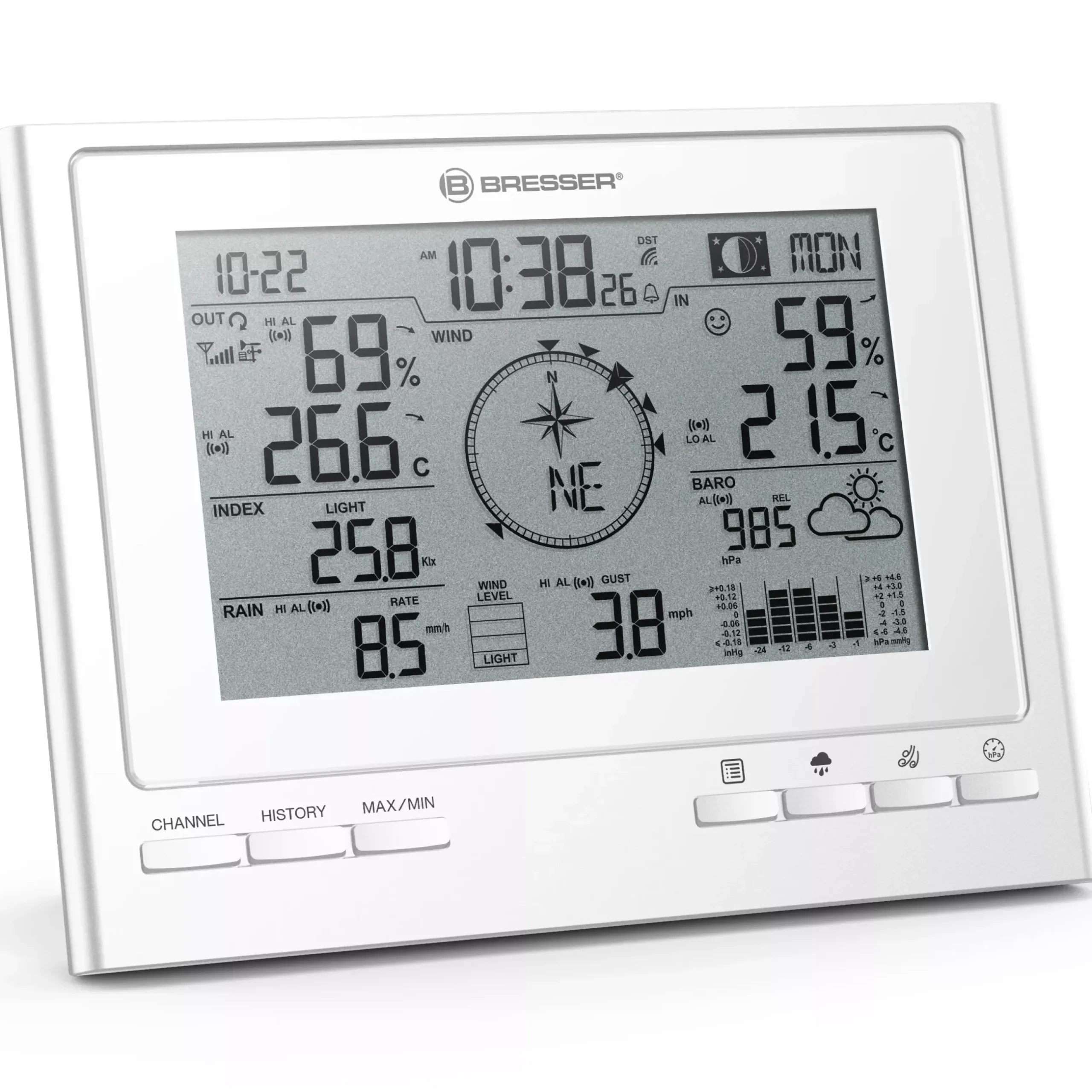 Bresser Zusätzliche Basisstationen>zusätzliche / Ersatz-Basisstation für 7003100 ClimateScout Wetterstation