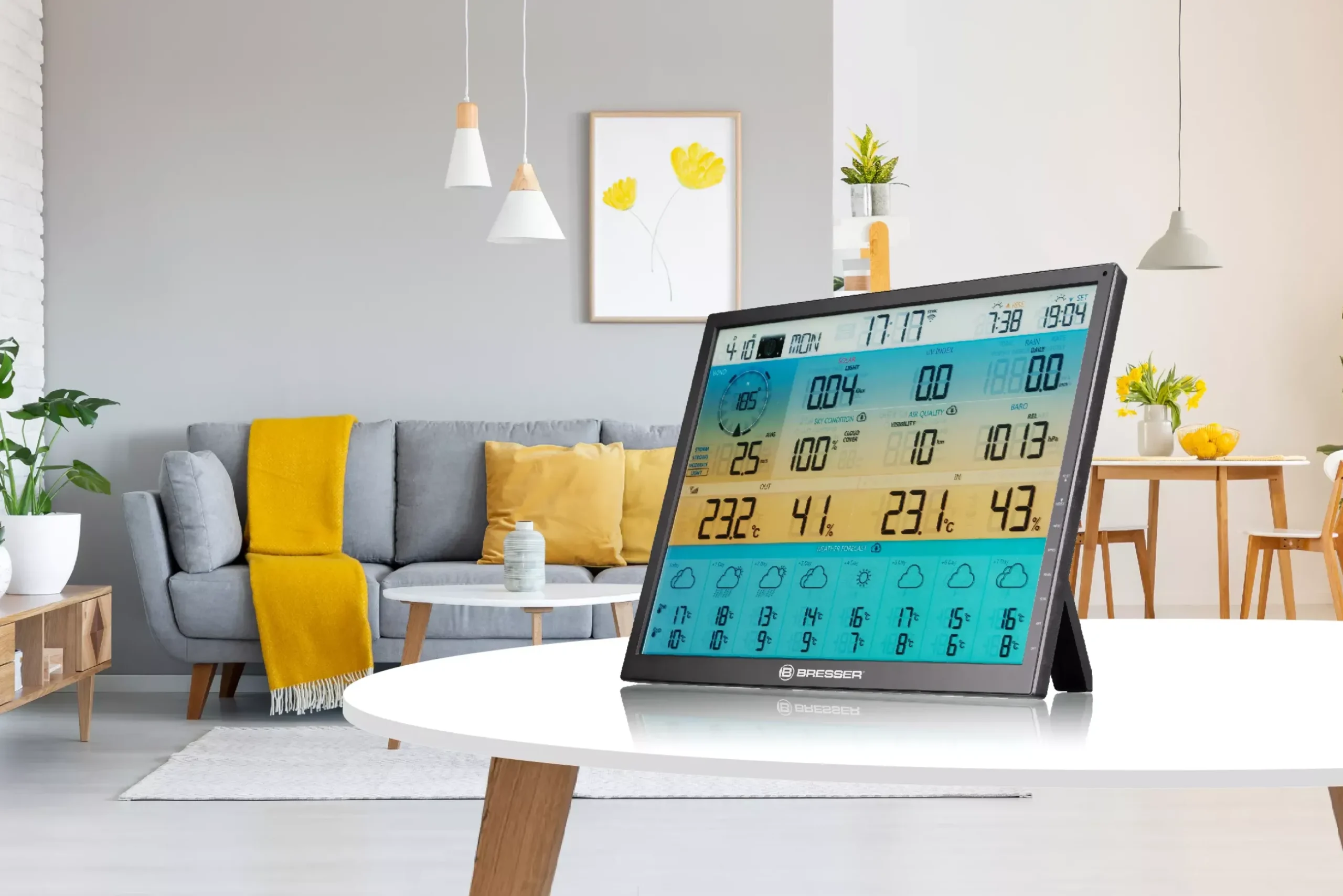 Bresser Zusätzliche Basisstationen>zusätzliche / Ersatz-Basisstation für 7003230 8-Tage 4CAST XL WLAN-Wetterstation