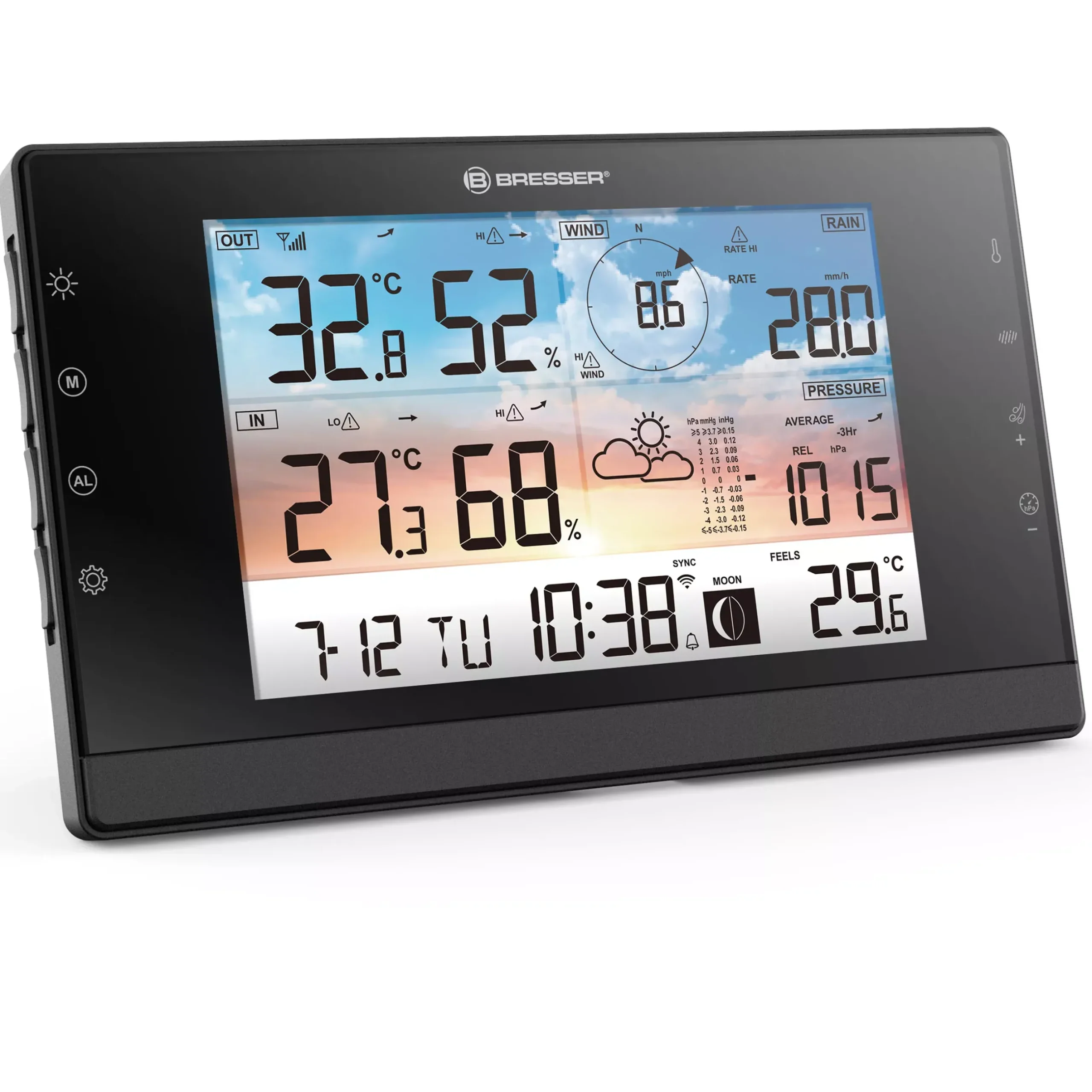 Bresser Zusätzliche Basisstationen>zusätzliche / Ersatz-Basisstation für 7003350 WLAN-Wetterstation WSC