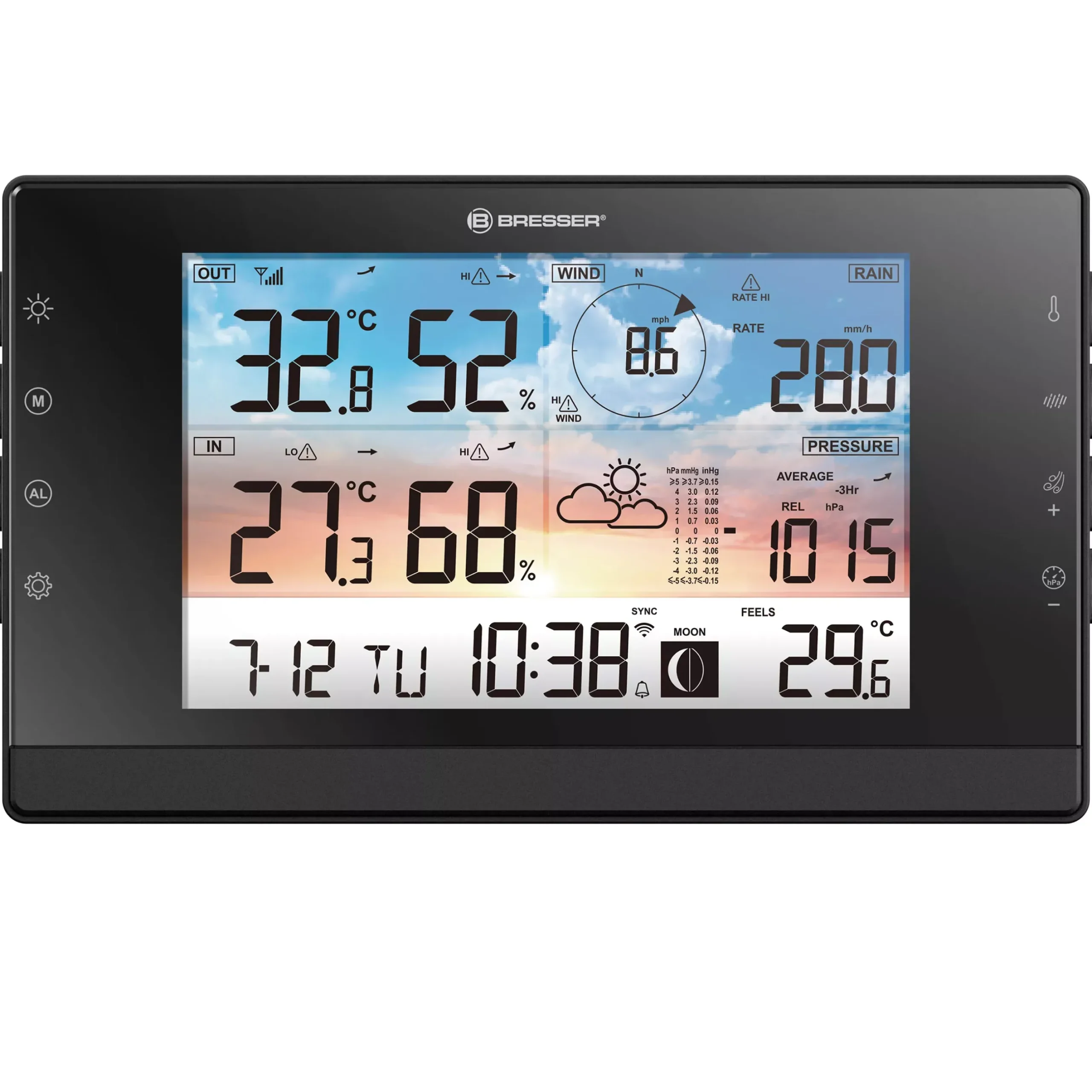 Bresser Zusätzliche Basisstationen>zusätzliche / Ersatz-Basisstation für 7003350 WLAN-Wetterstation WSC