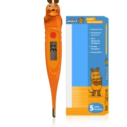 Bresser Diemaus>DieMaus Digitales Fieberthermometer für Kinder im 3D-Design