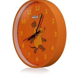 Bresser Diemaus|Wanduhren>DieMaus Kinderwanduhr