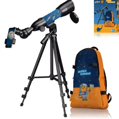 Bresser Diemaus>DieMaus Linsenteleskop 50/350 mit Rucksack