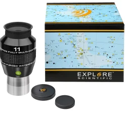 Bresser Brennweite|Gesichtsfeld>EXPLORE SCIENTIFIC 82° Ar Okular 11mm (1,25")