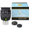 Bresser Brennweite|Gesichtsfeld>EXPLORE SCIENTIFIC 68° Ar Okular 34mm (2")