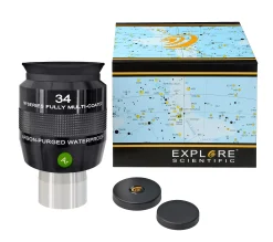 Bresser Brennweite|Gesichtsfeld>EXPLORE SCIENTIFIC 68° Ar Okular 34mm (2")