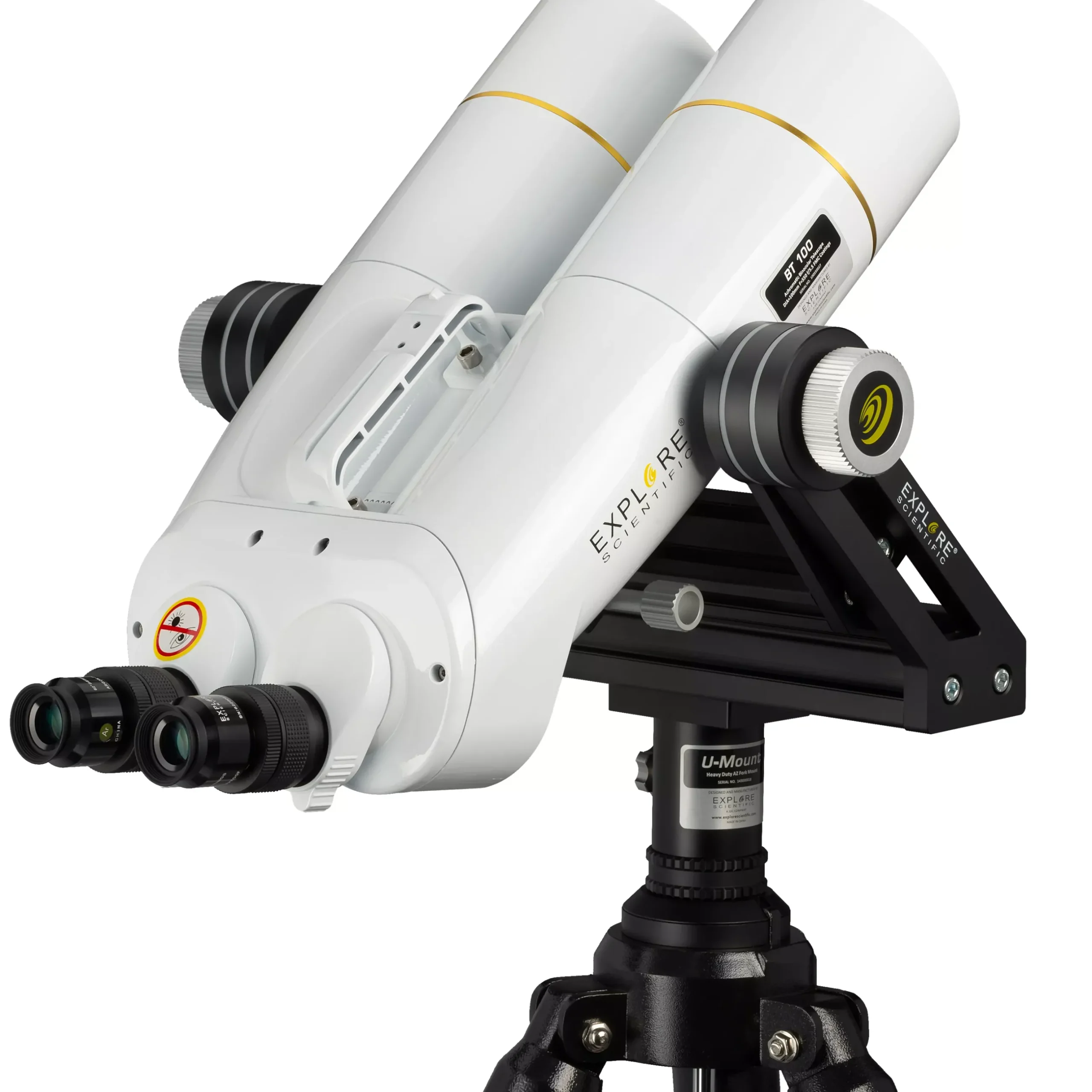 Bresser Großfernglas|Astronomie-Fernglas>EXPLORE SCIENTIFIC BT-100 SF Großfernglas mit 62 Grad LER Okularen 20mm