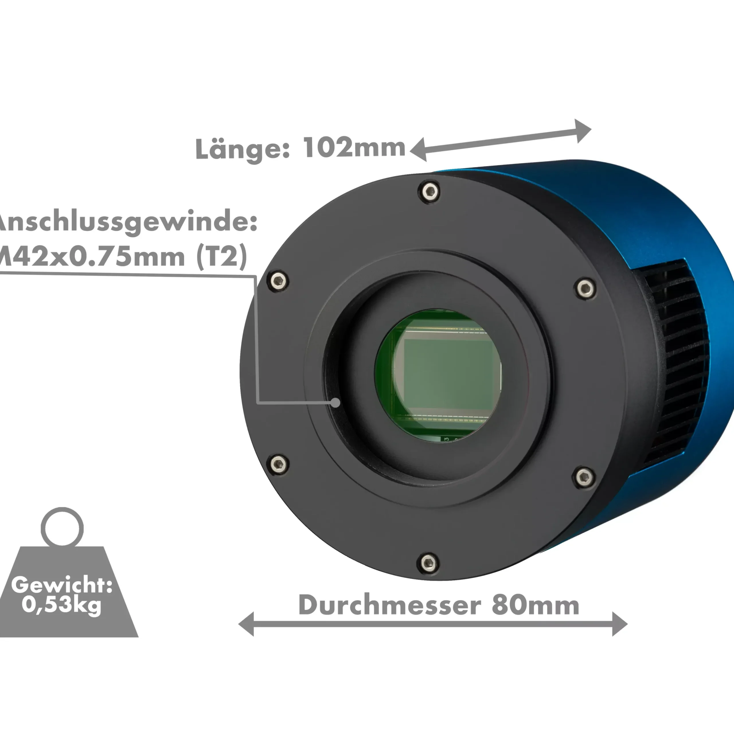 Bresser Astrokameras>EXPLORE SCIENTIFIC Deep Sky Astro Kamera 16MP